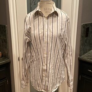 EXPRESS IMX Fitted Stretch Cotton dress shirt size Large 16-16.5” neck